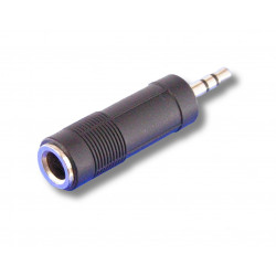 Adaptateur Jack 3,5 stéréo mâle / Jack 6,35 stéréo femelle