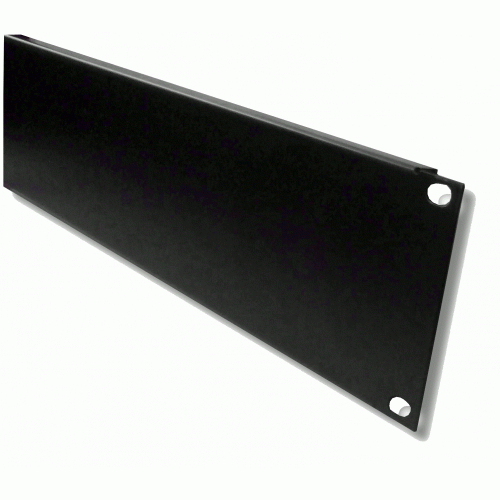 Panneau 19" plein 2U Noir