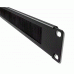 Panneau 19" balai passe cables 1U Noir