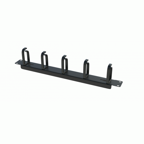 Panneau 19" 2U guide câbles Noir