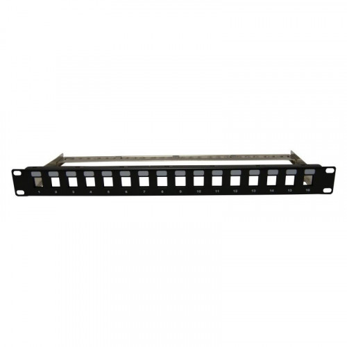 Panneau de brassage 19" 1U 16 ports