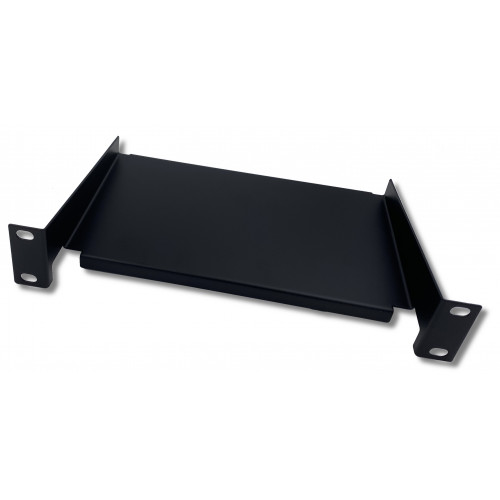 Plateau 10" 1U 185mm de profondeur noir