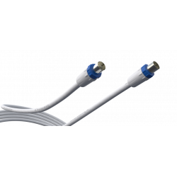 Cordon coaxial 9.52mm mâle / femelle 2m00 Cordon coaxial 9.52mm mâle / femelle 2m00