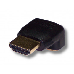 Adaptateur HDMI mâle / femelle coudé bas