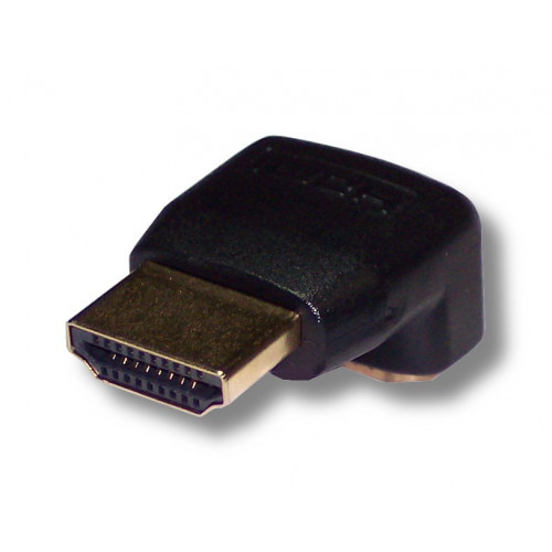 HDMI male / female adapter right angled