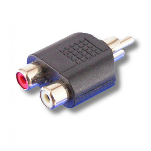 Adaptateur RCA mâle vers 2 RCA femelles – Répartiteur / coupleur audio