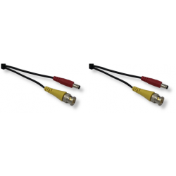 Cordon BNC + alimentation mâle / mâle 5m00
