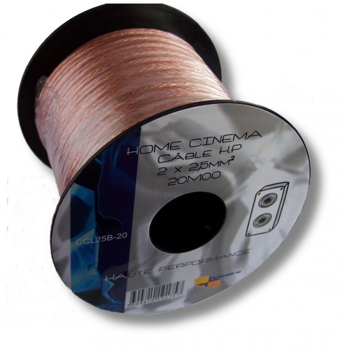 Speaker cable 2 x 2.5mm2 20m00