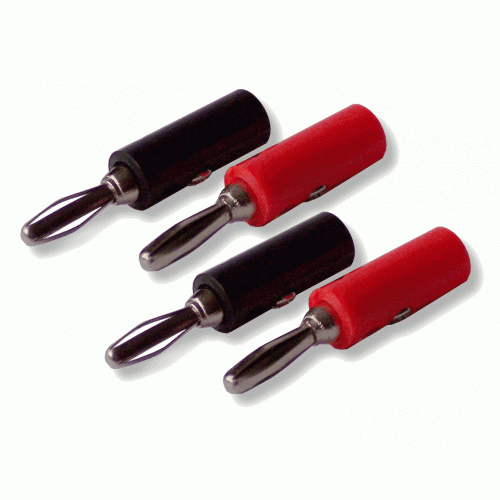 Set of 4 banana plug