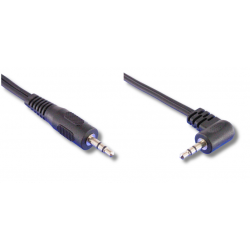 Cordon Jack 3.5mm stéréo mâle / mâle 1m20 noir
