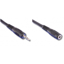 3.5mm stereo male / female 1m20