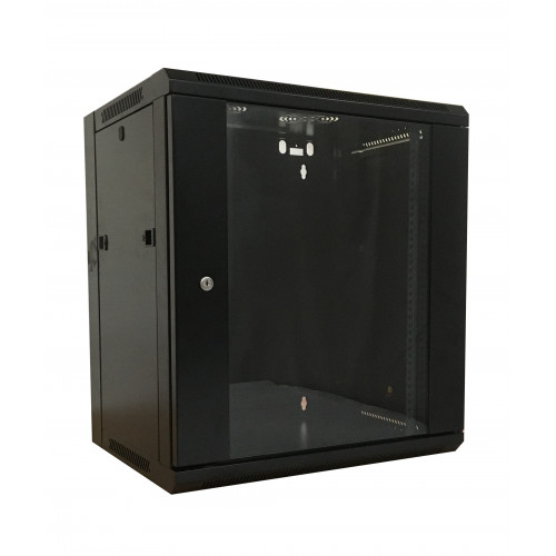 19" wall mount box 450mm 12U
