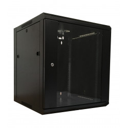 19" wall mount box 600mm 9U
