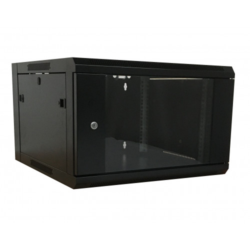 19" wall mount box 600mm 6U