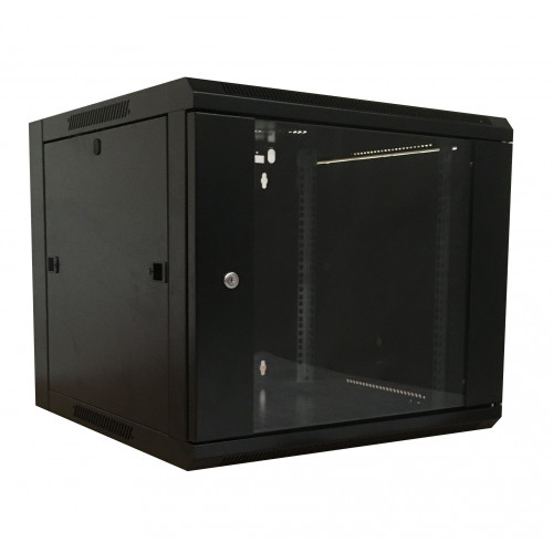 19" wall mount box 600mm 9U