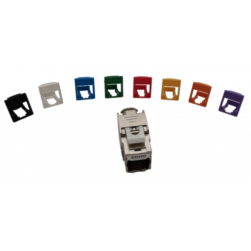 Kit 1 noyau Cat.6a + 8 façades de couleurs