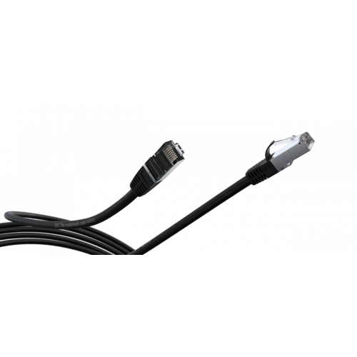 Cordon RJ45 Cat.6A S/FTP 25.00m noir