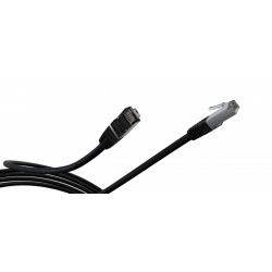 Cordon RJ45 Cat.6 F/UTP 30cm noir
