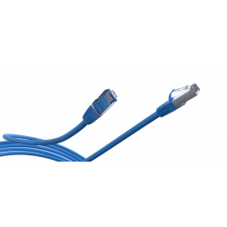 Cordon RJ45 Cat.6A S/FTP 1.00m bleu
