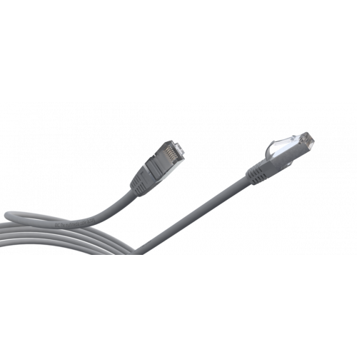 Cordon RJ45 Cat.6A S/FTP 30cm gris