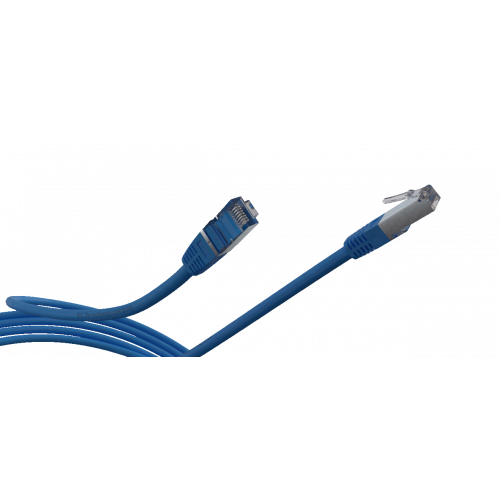 Cordon RJ45 Cat.6 F/UTP 10.00m bleu