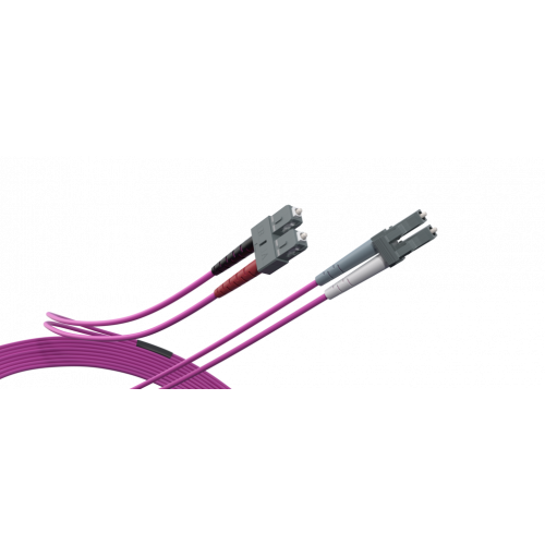 OM4 SC/LC Duplex 2mm LSZH Optical Patch cord 3m00