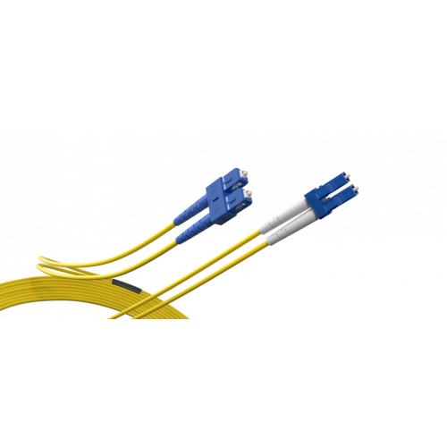 Jarretière optique OS2 SC/LC Duplex 2mm LSZH 5m00
