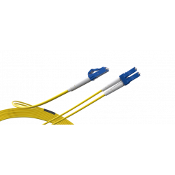 Jarretière optique OS2 LC/LC Duplex 2mm LSZH 1m00