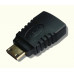 Mini HDMI male / HDMI female