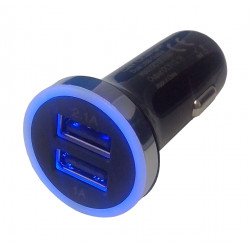 Dual USB car Charger 3.1Ah