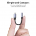 USB Type C male / Jack 3.5mm stereo female 10cm metal