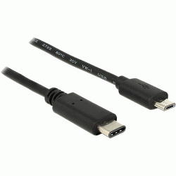 USB type C male / micro USB 2.0 male 1m00