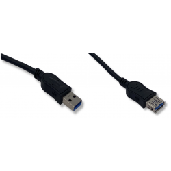 Prolongateur USB 3.0 Type A mâle / Type A femelle 1m80